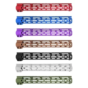 XTS-ADZ15 15" M-LOK RAILS - 7 ANODIZED COLORS