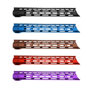 XTS-MLK15: 15" M-LOK Anodized Rail (SLANT NOSE)